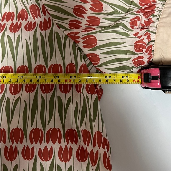 NWT Floral Entro Blouse XL V Neck New with Tags - Picture 15 of 15